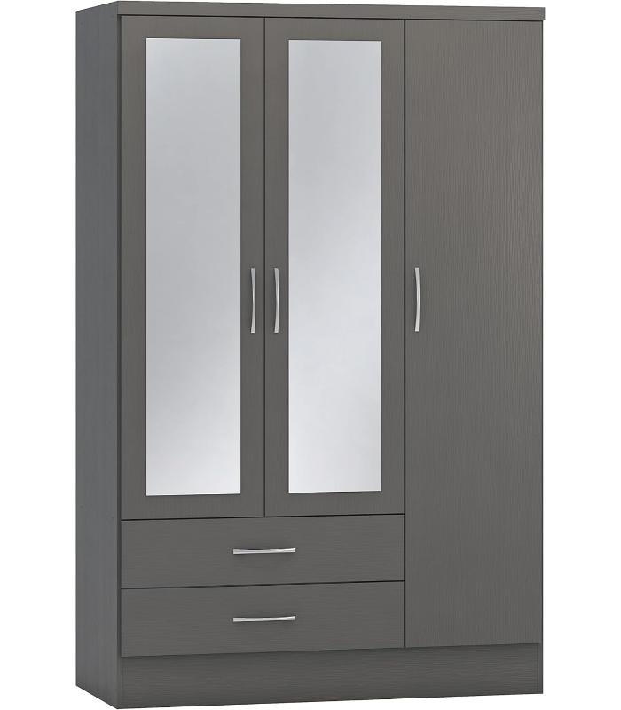 3 Door 2 Drawer Wardrobe