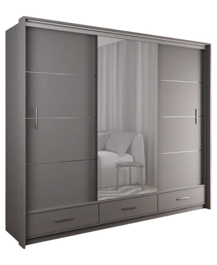 Marsylia Wardrobe 255cm