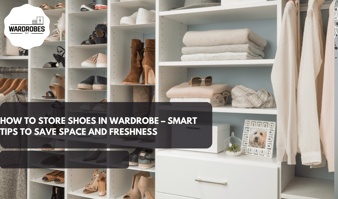 How to store shoes in wardrobe