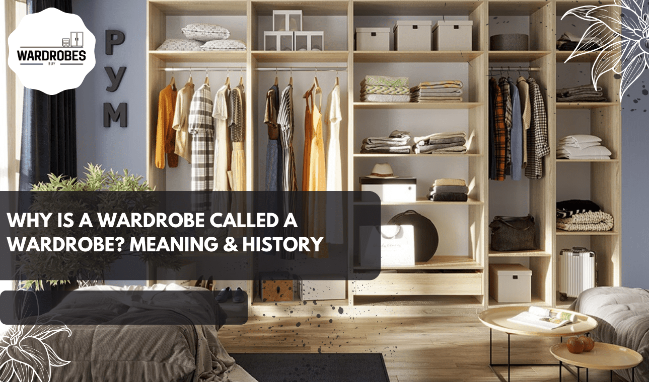 Why Is a Wardrobe Called a Wardrobe – modern clothing wardrobe rack with organized outfits.